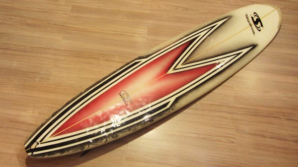 altra - Tavola Surf Claudio Tadi Shaper FUN 7'5 Usata Buone Condizioni